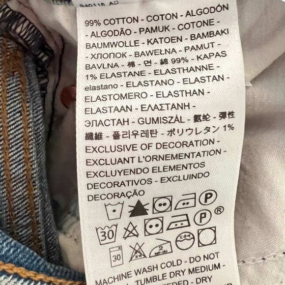 Levi’s Wedgie Icon Fit Ankle Jeans These Dreams Medium Wash - Picture 9 of 11